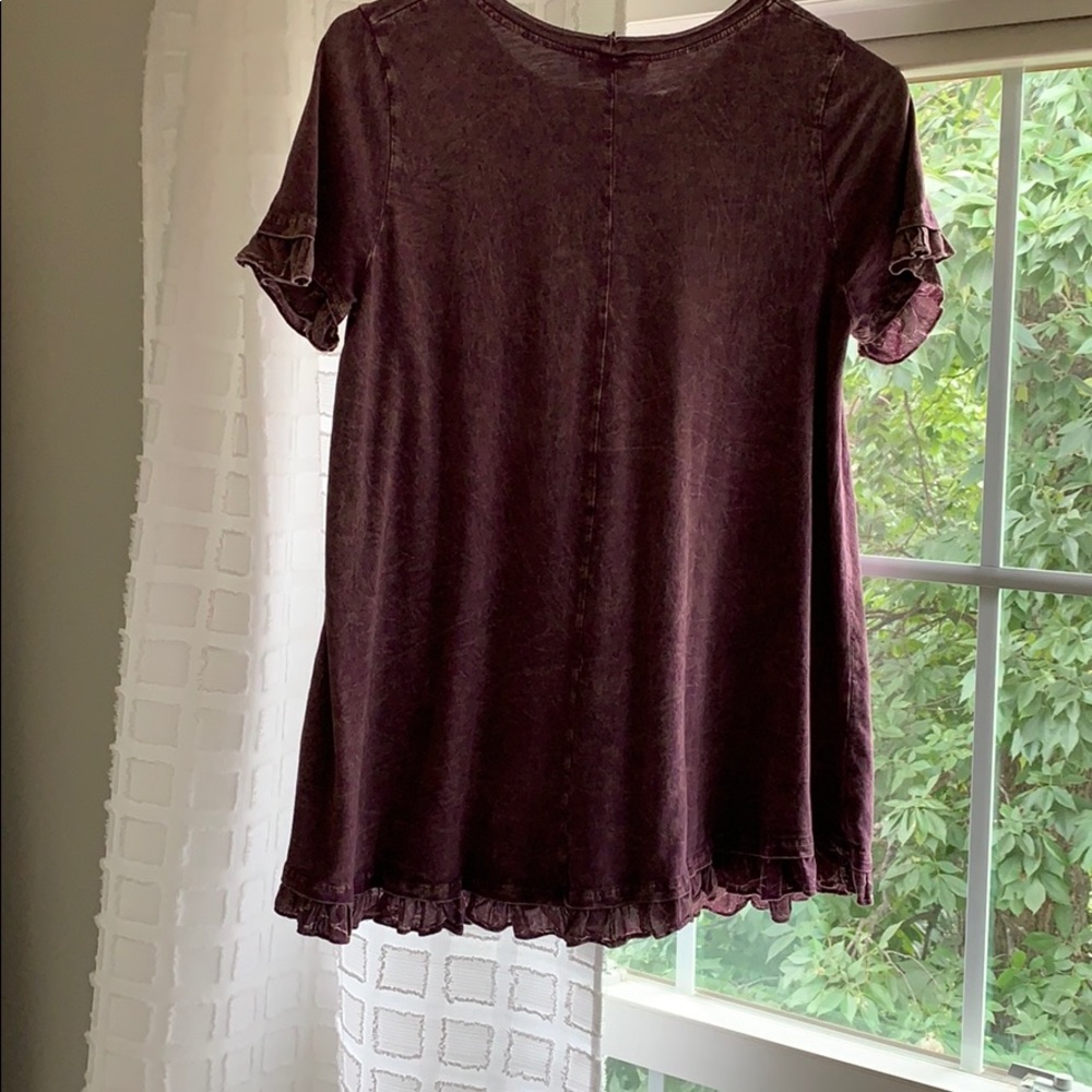 Altard State Purple Ruffled Top - Picture 4 of 4
